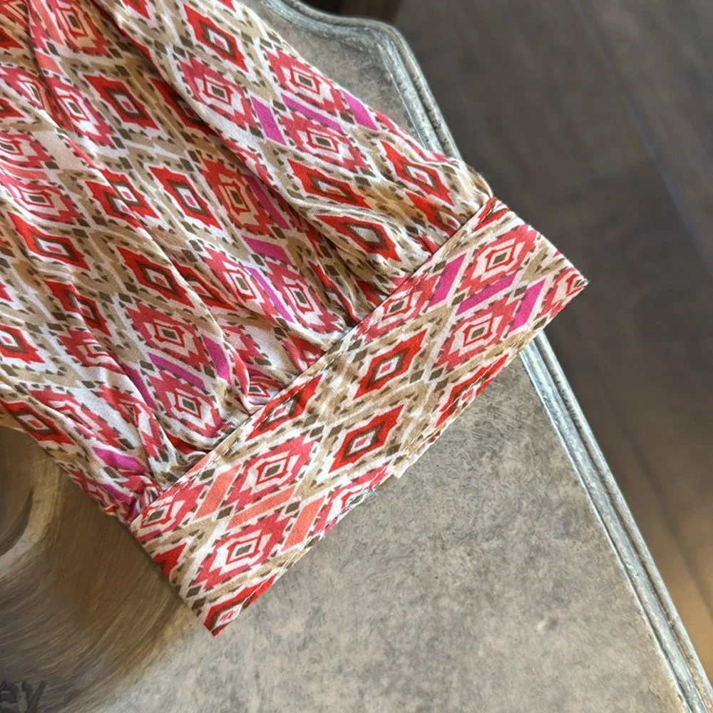 Women's Multicolor Patterned Top - Picture 2 of 5